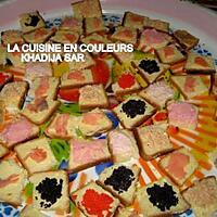 recette canapés assortis