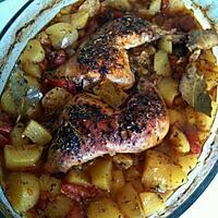recette poulet aux pomme de terre aromatisé