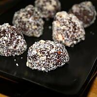 recette Truffes au Chocolat Enrobées de Cacahuètes, Piment D’espelette et Fleur de Sel