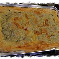 recette Tourte courgette/jambon/poivrons