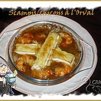 recette Scampis aux chicons/orval