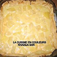 recette tarte facile aux fruits (ananas)