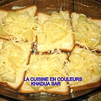 recette Croques ananas-fromage