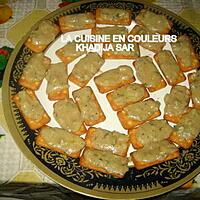 recette Canapés Salés au fromage