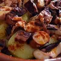 recette " Tapa de Pulpo a la Gallega....." (Tapas : Poulpe à la Gallega.....)