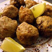 recette " Tapas de boulettes croquantes de boeuf parfumées au gingembre......"