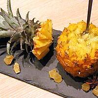 recette Ananas Victoria à la poire vanillée