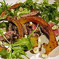 recette Salade de boeuf et potimarron rôti