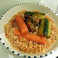 recette Mhamsa au boeuf - façon couscous