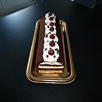 recette Buche foret noire