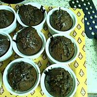 recette fondant aux chocolat coeur coulant