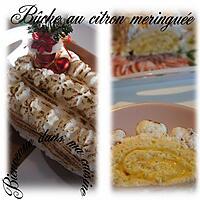 recette Bûche au citron meringuée