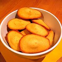 recette Madeleines à l'orange