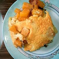 recette Clafoutis à la mangue et aux noix de coco...