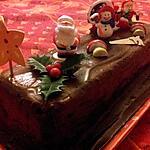 recette Bûche de noel 'lingot' au chocolat et créme de marrons