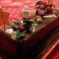 recette Bûche de noel 'lingot' au chocolat et créme de marrons