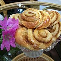 recette Kanelbullard - Brioches roulées à la cannelle