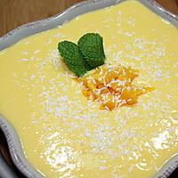 recette Crème de mangue et coco