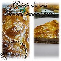 recette Galette des rois chocolat praliné poires