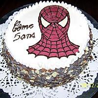 recette Gâteau d'anniversaire spiderman