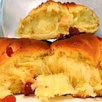 recette Brioche aux Fraises séchées et au Gingembre