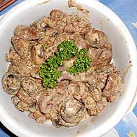 recette Rognon de veau a la moutarde a lancienne et cépes bouchon