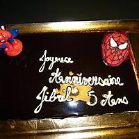 recette Trois chocolat SPIDERMAN