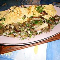 recette Omelette aux pleurotes