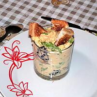 recette Verrine de boudin blanc au pruneaux