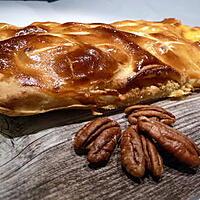 recette Ooo Galette des rois, pommes, caramel au beurre salé & noix de pécan ooO