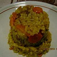 recette RISOTTO DE CAROTTES AU CURRY