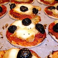 recette mini pizzas au caprins