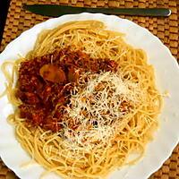 recette SPAGHETTI BOLOGNAISES