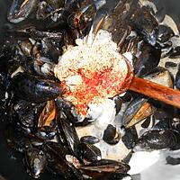 recette Moules de bouchots a la creme et au safran