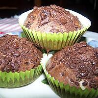 recette Muffins au chocolat