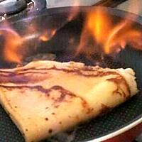 recette Crêpes flambées au rhum