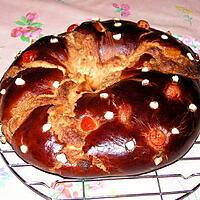 recette Couronne des rois à la pâte d'amande