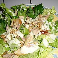 recette salade waldorf au poulet