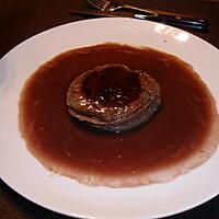 recette tournedos sauce foie gras