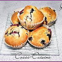 recette Muffins aux myrtilles