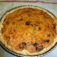 recette quiche à la ratatouille,thon,olives