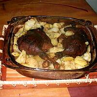 recette cuisses de canard ;pommes de terre