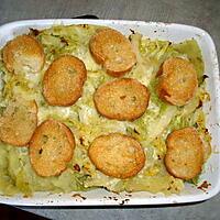 recette GRATIN DE CHOU