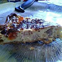 recette quiche escalope fromage et tomate