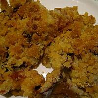 recette CRUMBLE AUX POMMES