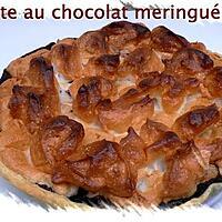 recette Tarte au chocolat meringué