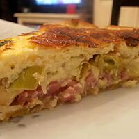 recette quiche aux poireaux et lardons