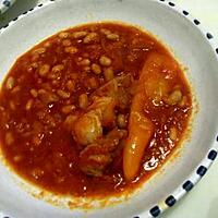 recette Plat tunisien aux haricots blancs: sauce loubia