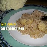 recette Riz épicée au choux fleur