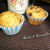 recette Muffins rhum, vanille et pépites de chocolat
